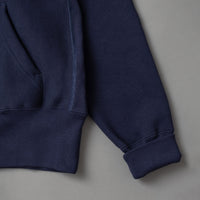 SWEATSHIRT EPAIS - NAVY - Cross-Knit® heavyweight 12 OZ  - CAMBER USA