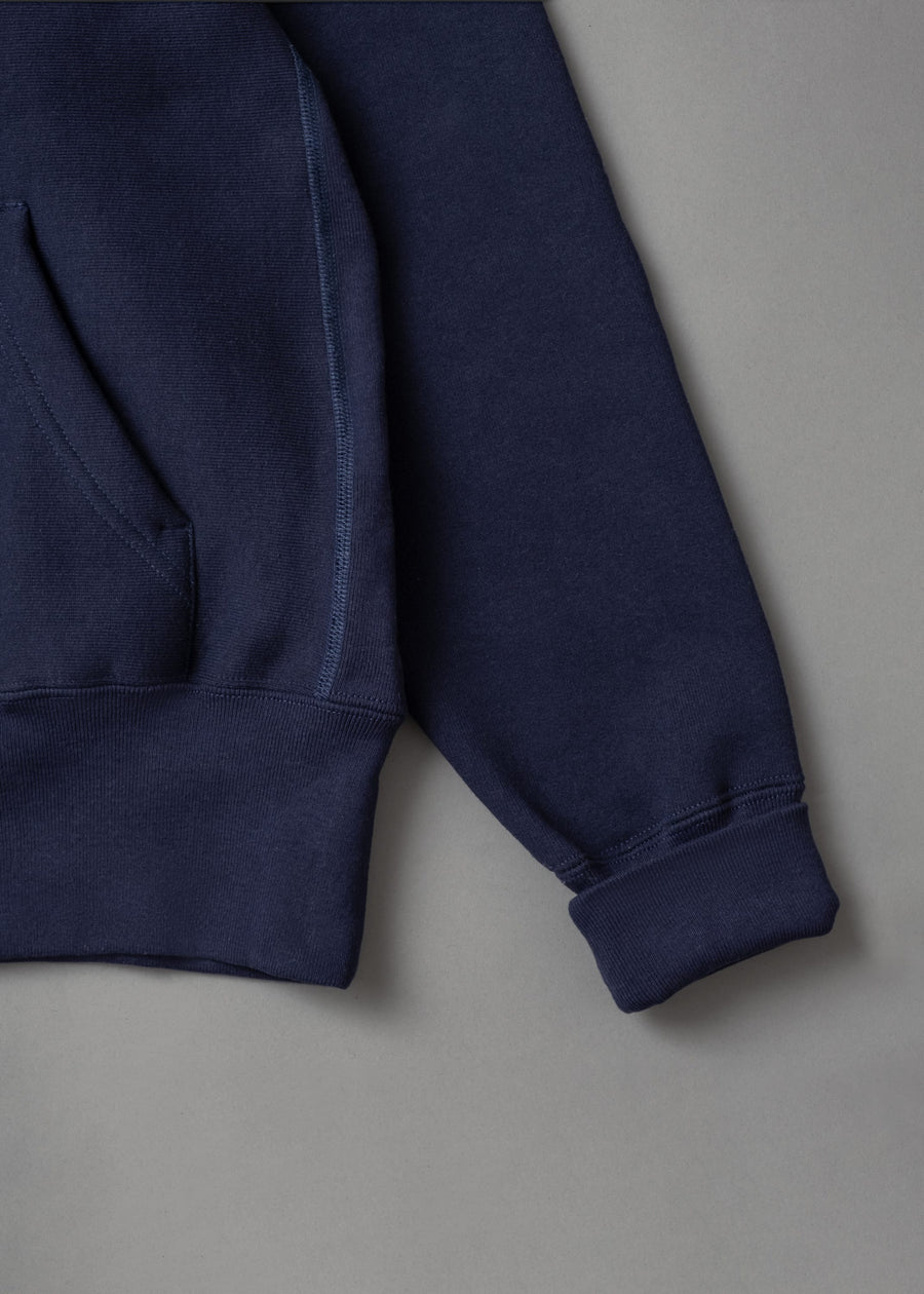 SWEATSHIRT EPAIS - NAVY - Cross-Knit® heavyweight 12 OZ  - CAMBER USA