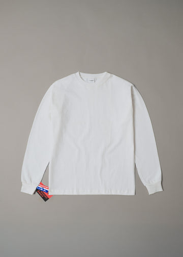 T-SHIRT EPAIS - BLANC - MANCHES LONGUES - MAX WEIGHT 8 OZ - CAMBER USA
