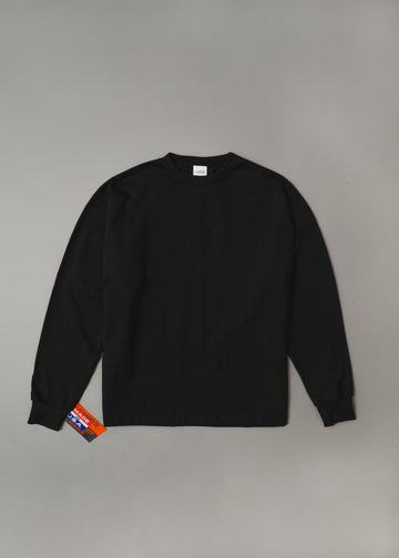 T-SHIRT EPAIS - NOIR - MANCHES LONGUES - MAX WEIGHT 8 OZ - CAMBER USA