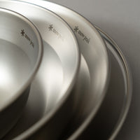 SERVICE COMPLET INOX - RENEWED TABLEWARE SET L - 4 PIECES - SNOW PEAK
