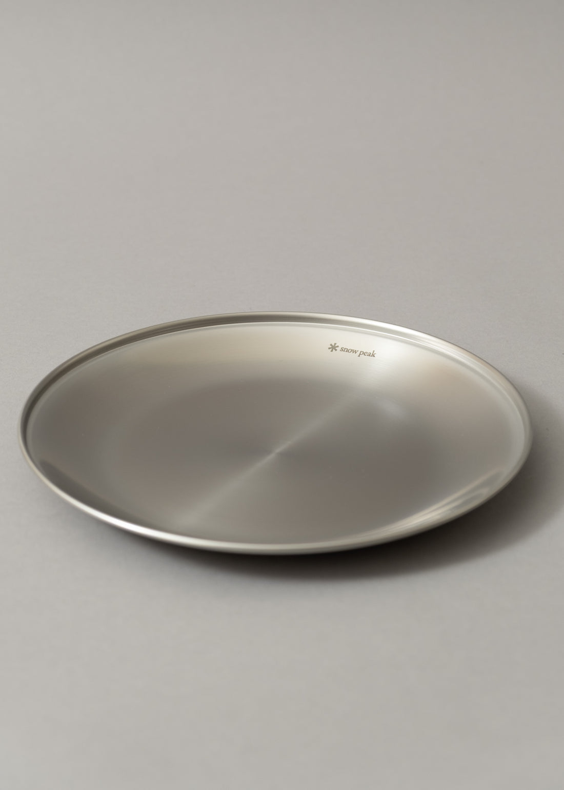 ASSIETTE PLATE INOX - RENEWED TABLEWARE PLATE L - 21,6 CM - SNOW PEAK