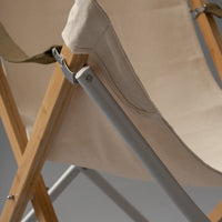 TAKE! CHAIR LONG - Fauteuil DE CAMPING pliable en bambou, coton, aluminium - SNOW PEAK