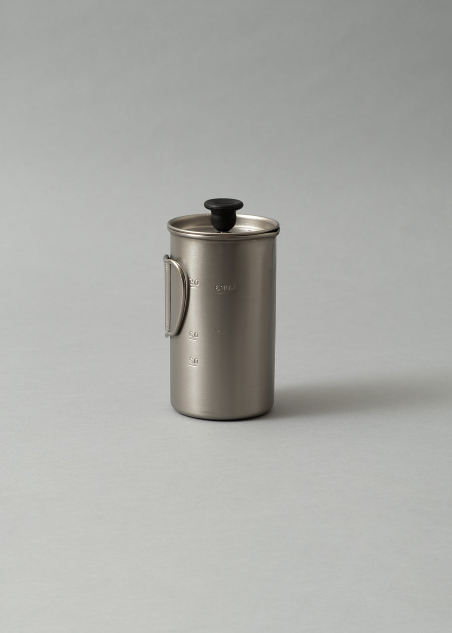 CAFETIERE A PISTON EN TITANE - 3 TASSES - SNOW PEAK