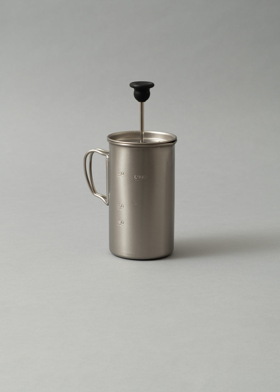 CAFETIERE A PISTON EN TITANE - 3 TASSES - SNOW PEAK