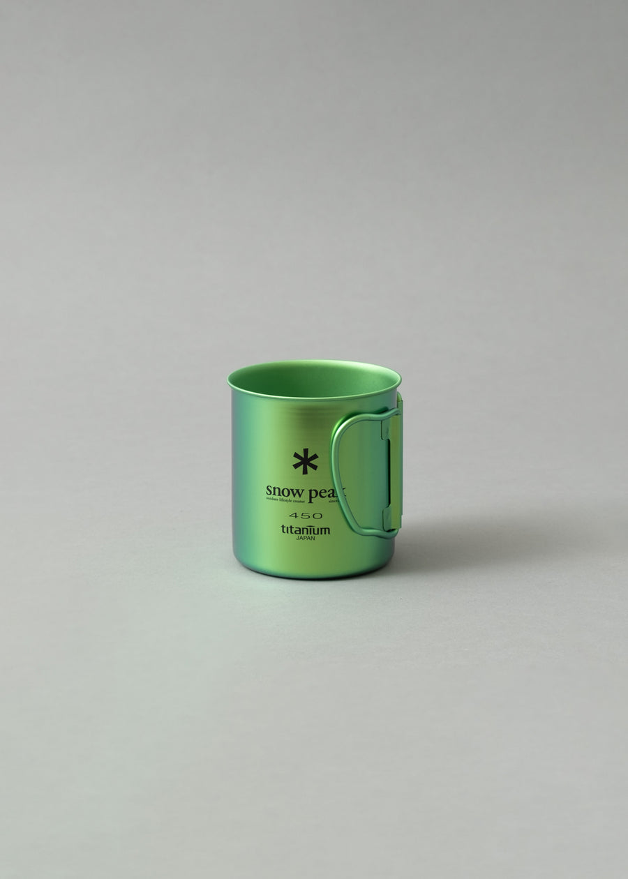 MUG EN TITANE ANODISÉ - VERT - SNOW PEAK