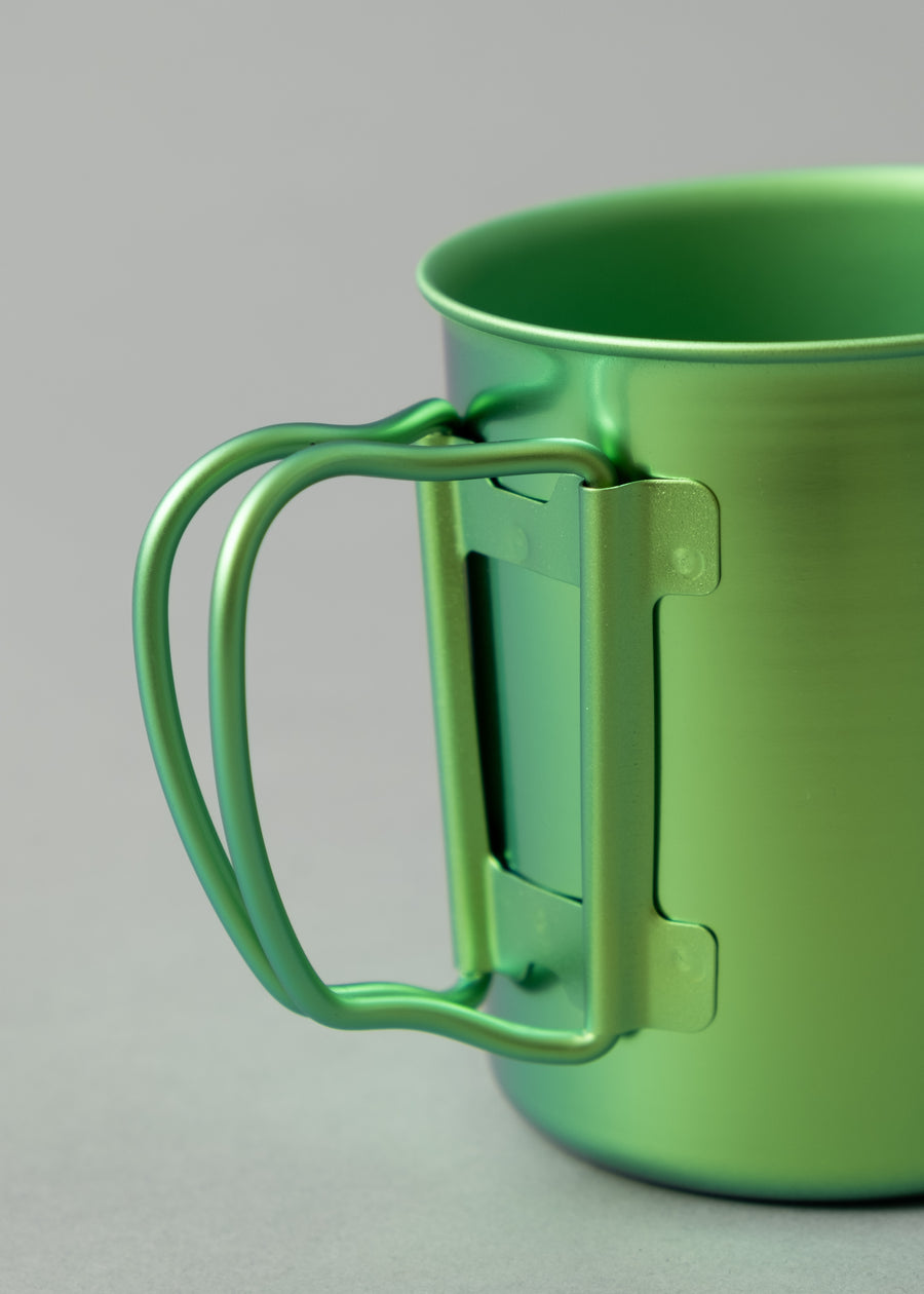MUG EN TITANE ANODISÉ - VERT - SNOW PEAK