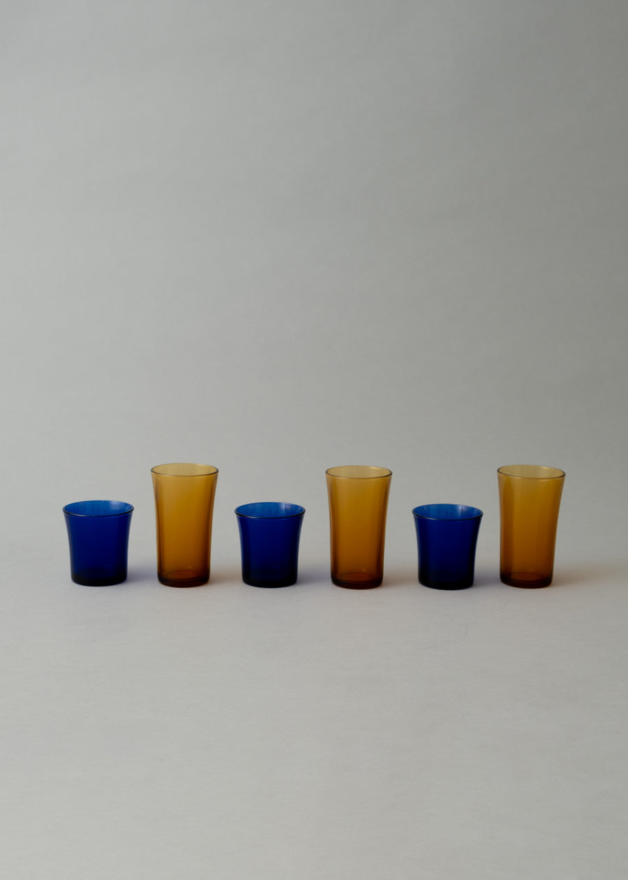 VERRES À EAU X6 - VERRE TREMPÉ - LYS SAPHIR - 21 CL - DURALEX