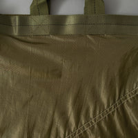 SAC TOTE ULTRA LEGER - TOILE DE PARACHUTE VINTAGE - 2-WAY BAG - OLIVE - PUEBCO