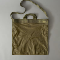 SAC TOTE ULTRA LEGER - TOILE DE PARACHUTE VINTAGE - 2-WAY BAG - OLIVE - PUEBCO
