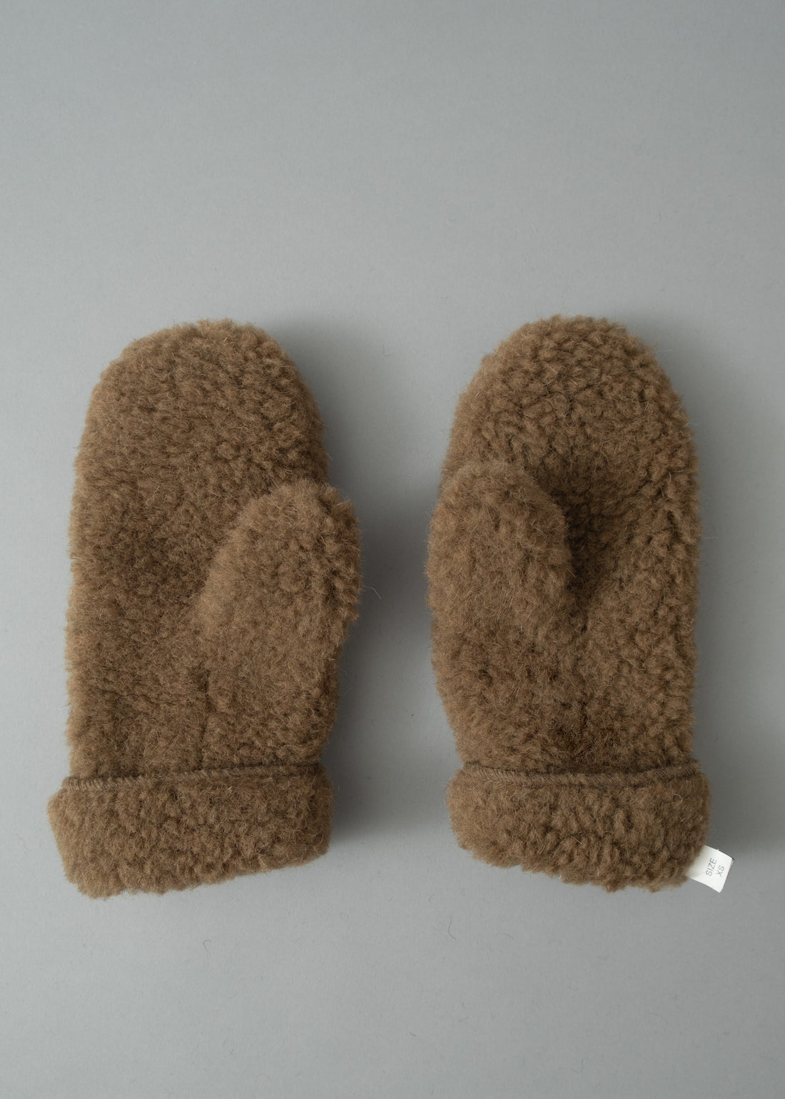 MOUFLES MIXTES - BRUN - LAINE NATURELLE - COLDBREAKER