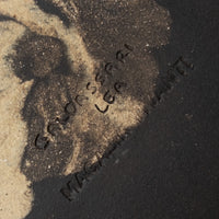 MANGEOIRE / ABREUVOIR EN TERRE MÊLÉE - "SERIE MANGEOIRES" - NOIR - LÉA BALDASSARI X MAGASIN VIVANT!