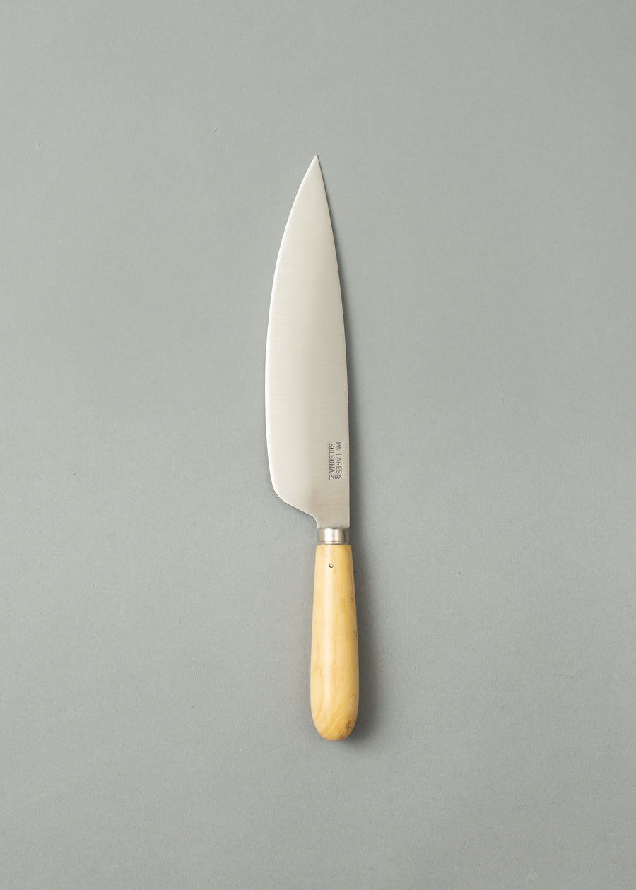 COUTEAU DE CHEF - LAME 22 CM - BUIS - PALLARES SOLSONA