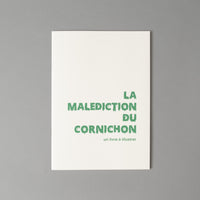 LA MALEDICTION DU CORNICHON - GRAND FORMAT - LIVRE A ILLUSTRER - SUPEREDITIONS