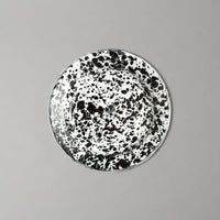 ASSIETTE PLATE 26 cm - BLACK « SPLASH » - CROW CANYON