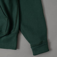 SWEATSHIRT EPAIS - DARK GREEN - Cross-Knit® heavyweight 12 OZ  - CAMBER USA