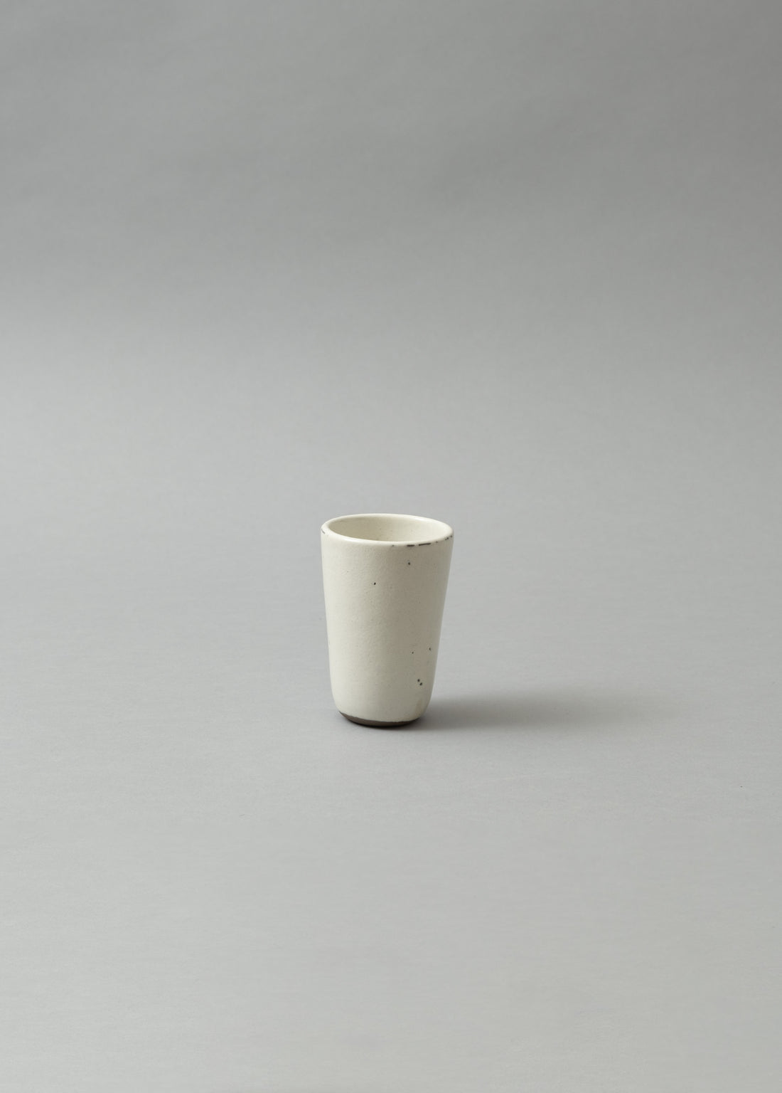 GOBELET EN GRÈS EMAILLÉ MM2 - CREME - H 10 CM - POTERIE TURGIS